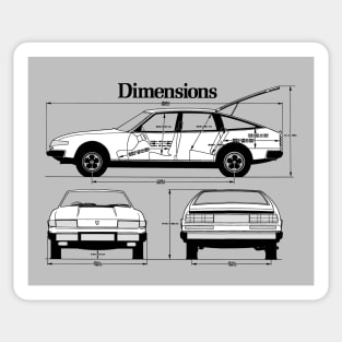 ROVER 3500 SD1 - brochure detail Sticker